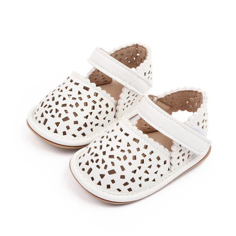 Breathable Baby Summer Shoes First Walkers with Soft Non-Slip Sole (0–18M)    Mimou Babywear