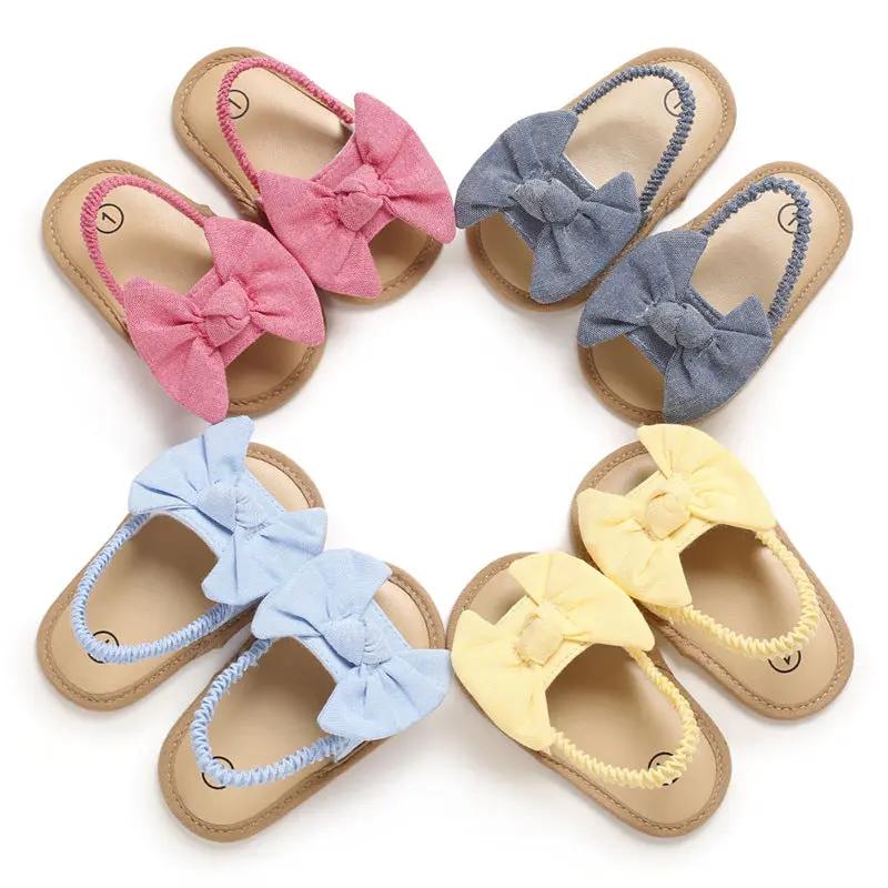 Breathable Canvas Baby Sandals – Soft Sole Summer Shoes for 0–1 Year Old | Lightweight & Airy    Mimou Babywear