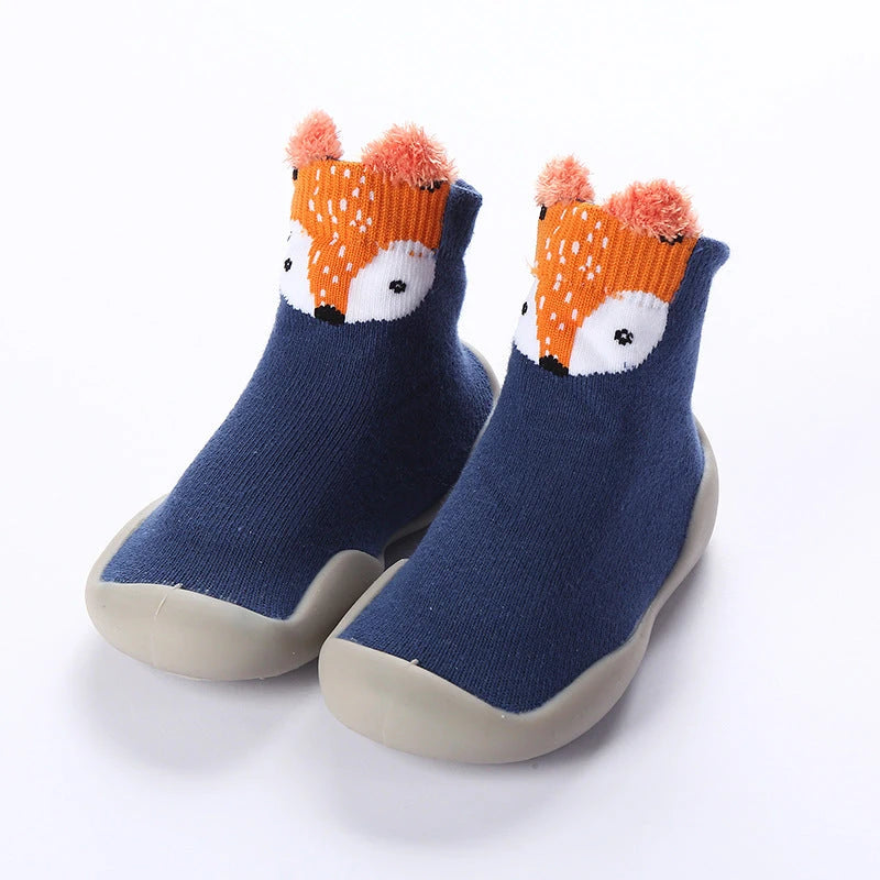 Breathable Cartoon Socks Shoes (9–36M)    Mimou Babywear