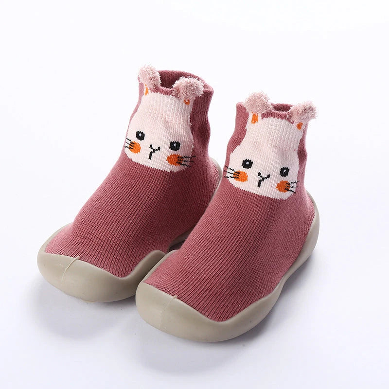 Breathable Cartoon Socks Shoes (9–36M)    Mimou Babywear