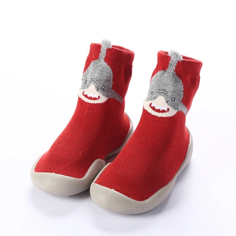 Breathable Cartoon Socks Shoes (9–36M)    Mimou Babywear