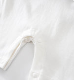 British Gentleman Short-Sleeve Romper – Summer Newborn Cotton Jumpsuit    Mimou Babywear