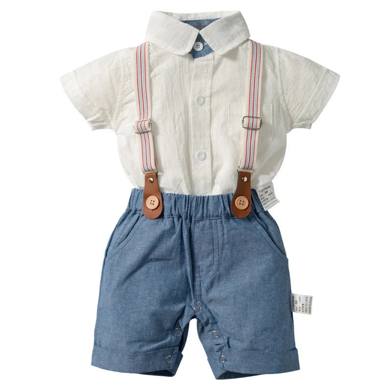 British Style Summer Set (2-Piece, 3-24M)    Mimou Babywear