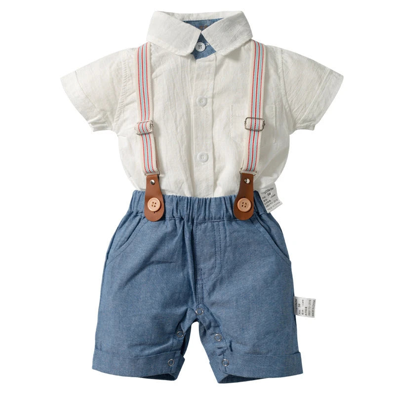 British Style Summer Set (2-Piece, 3-24M)    Mimou Babywear