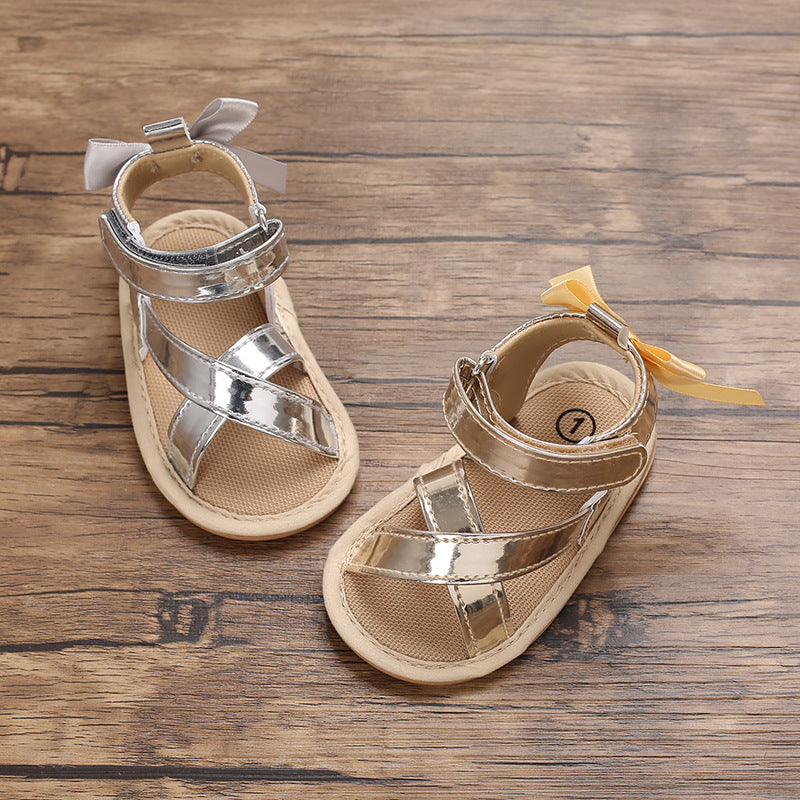 Summer Baby Sandals – Soft Bottom PVC Bow Sandals for 0–18M | Mimou    Mimou Babywear