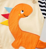 Cartoon Animal Summer Baby Romper – Lightweight Cotton Short Sleeve | Mimou    Mimou Babywear