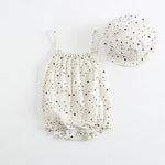 Cotton Outfit & Cap Set (2-Piece, 0-12M)   White / 18M Mimou Babywear