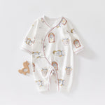 Cotton Tie-Front Romper – Butterfly Baby One-Piece   Bear's Paradise Butterfly Coat / 66cm Mimou Babywear