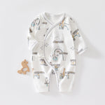 Cotton Tie-Front Romper – Butterfly Baby One-Piece   Forest Party Butterfly Cloth / 66cm Mimou Babywear
