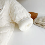 Cozy Ripple Cotton Romper (0-18M)    Mimou Babywear