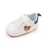 Cute Bear Baby Sneakers First Walkers with Non-Slip Sole (0–18M)    Mimou Babywear