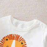 Cute Lion Baby Cotton Long Sleeve T-Shirt (6–36M)    Mimou Babywear