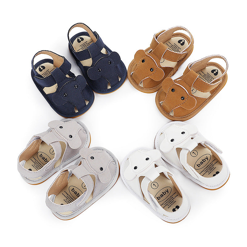 Baby Boy Summer Sandals – PU Leather Breathable Shoes with Rubber Sole 0–1Y | Mimou    Mimou Babywear