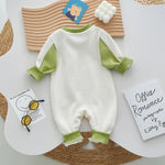 Dinosaur Cotton Jumpsuit (0-18M)    Mimou Babywear