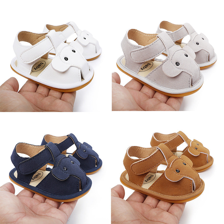 Baby Boy Summer Sandals – PU Leather Breathable Shoes with Rubber Sole 0–1Y | Mimou    Mimou Babywear