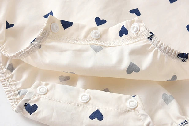 Essential Sleeveless Cotton Romper (0-24M)    Mimou Babywear