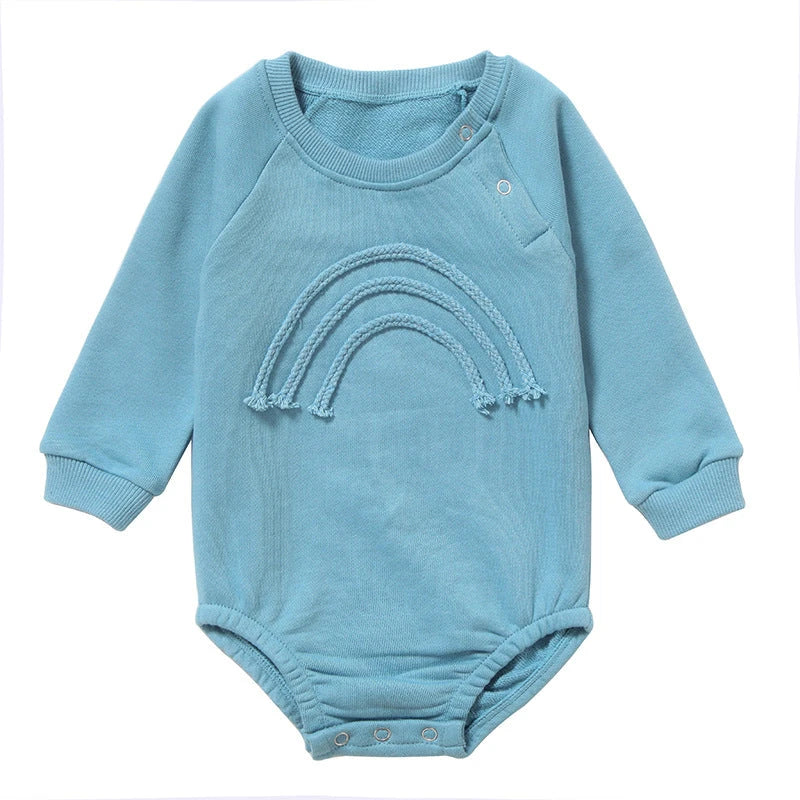 Everyday Waffle Cotton Onesie (0-24M)   Blue / 90cm Mimou Babywear