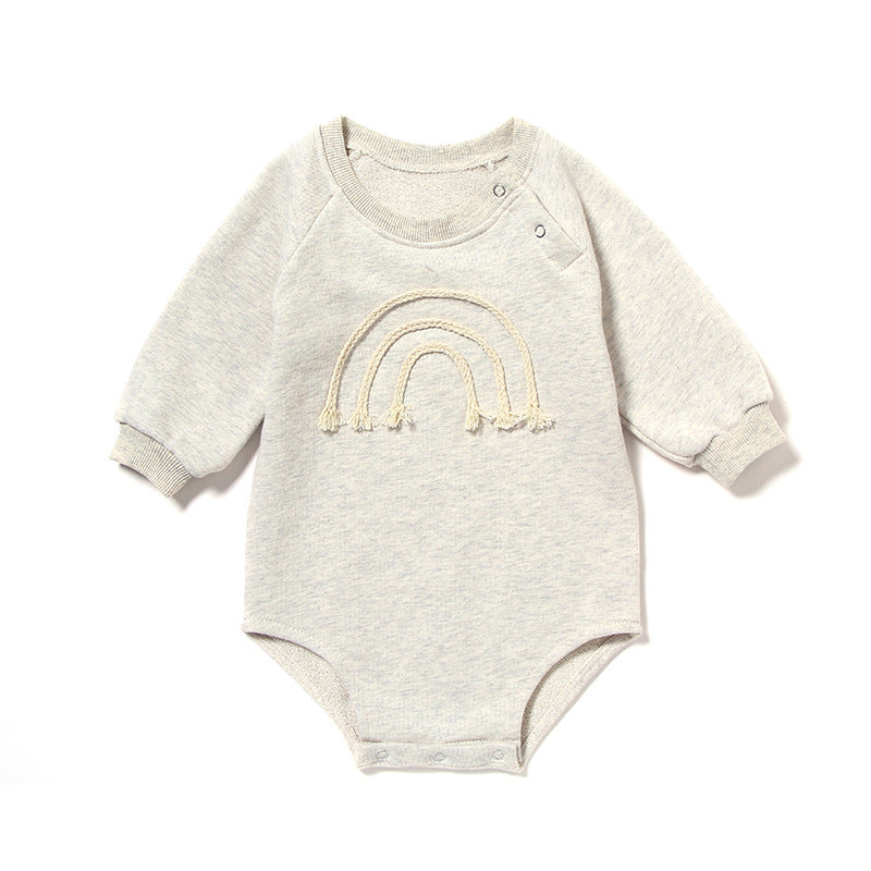 Everyday Waffle Cotton Onesie (0-24M)   Beige / 90cm Mimou Babywear