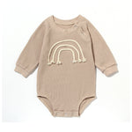Everyday Waffle Cotton Onesie (0-24M)   Khaki / 90cm Mimou Babywear