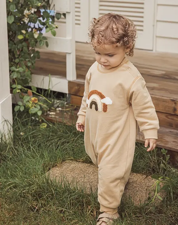 Fleece Baby Jumpsuit – Warm Long-Sleeve Romper for Boys & Girls | Outdoor Wear    Mimou Babywear