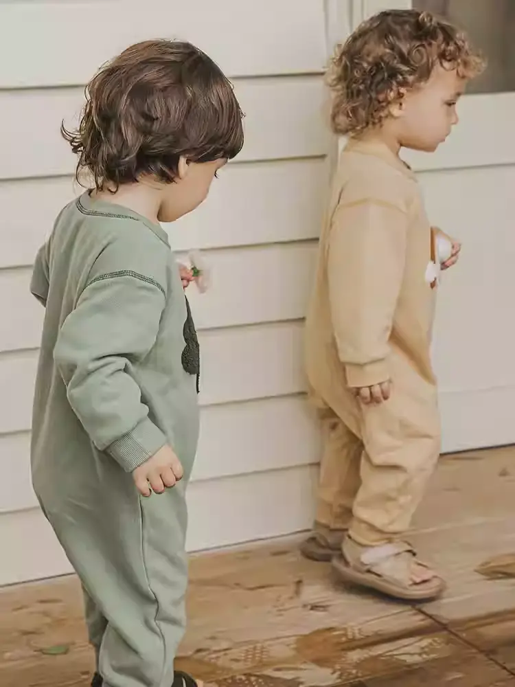 Fleece Baby Jumpsuit – Warm Long-Sleeve Romper for Boys & Girls | Outdoor Wear    Mimou Babywear