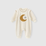 Fleece Baby Jumpsuit – Warm Long-Sleeve Romper for Boys & Girls | Outdoor Wear   cream white / 100cm Mimou Babywear