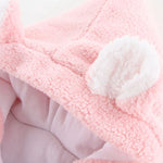 Fleece Hooded Newborn Suit (0-12M)    Mimou Babywear