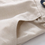 Gentleman Short-Sleeve Romper & Suspender Shorts Set – Baby Boy Summer Outfit    Mimou Babywear