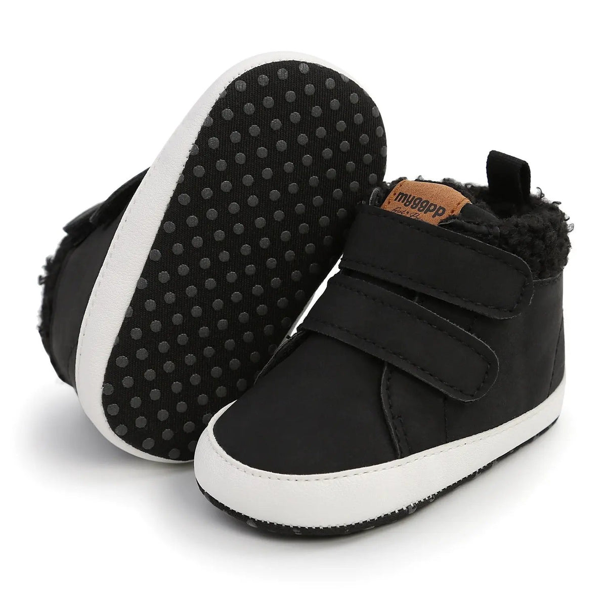 High-Top Warm Baby Shoes – Cotton Walking Shoes for Boys & Girls | Autumn & Winter    Mimou Babywear