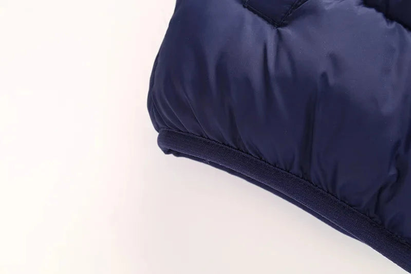 Kids Winter Puffer Jacket with Fur Hood – Warm Hooded Coat (12-36M)    Mimou Babywear