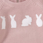 Knitted Baby Bunny Sweater – Warm Long Sleeve Pullover (6-36M)    Mimou Babywear