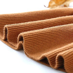 Knitted Princess Baby Dress – Long-Sleeve Doll Dress with Lotus Leaf Collar & Pockets    Mimou Babywear