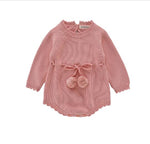 Knitted Princess Romper (3-24M)   pink / 3T Mimou Babywear