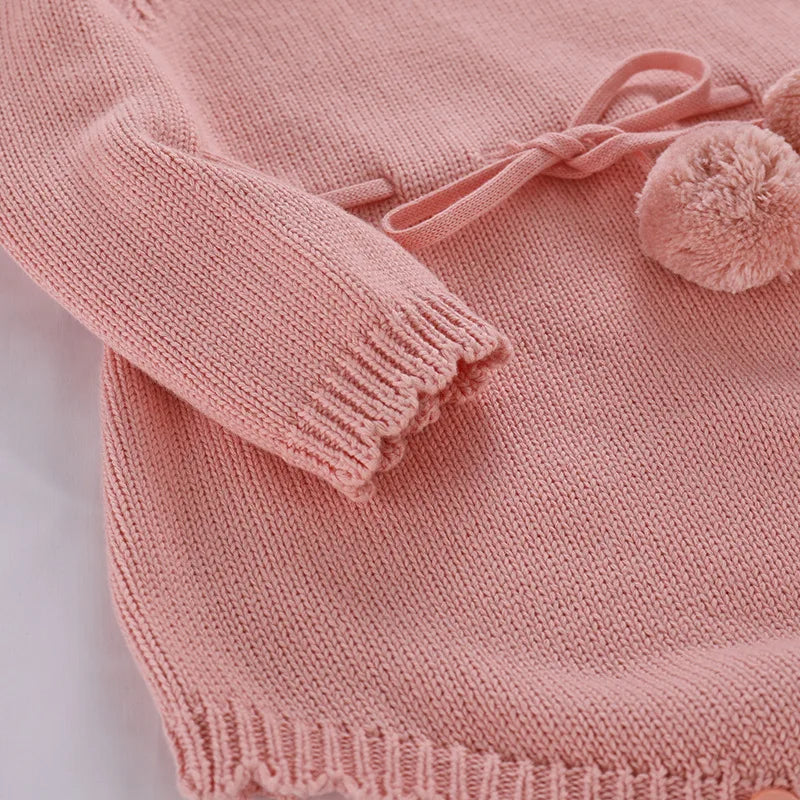 Knitted Princess Romper (3-24M)    Mimou Babywear