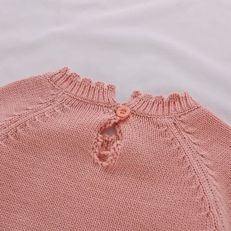 Knitted Princess Romper (3-24M)    Mimou Babywear