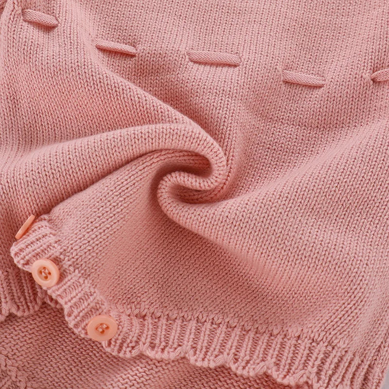 Knitted Princess Romper (3-24M)    Mimou Babywear