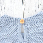 Knitted Sleeveless Baby Romper – Soft Cotton One-Piece (3-24M)    Mimou Babywear