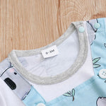 Koala Print Baby Short Sleeve Romper Outfit (0–18M)    Mimou Babywear