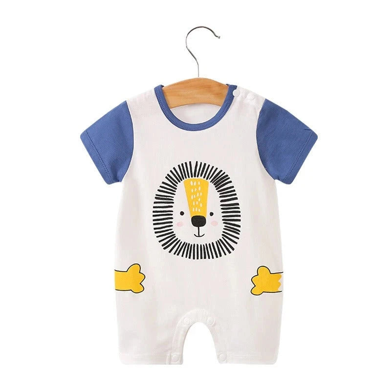 Lightweight Cartoon Summer Romper (0-18M)    Mimou Babywear