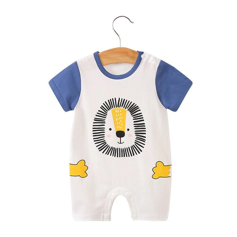 Lightweight Cartoon Summer Romper (0-18M)   2281 lion / 90cm Mimou Babywear