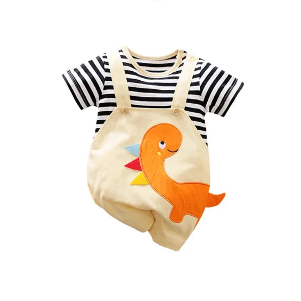 Lightweight Cartoon Summer Romper (0-18M)    Mimou Babywear