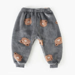 Little Bear Winter Warm 2-Piece Set – Long-Sleeve Top & Trousers for Kids    Mimou Babywear