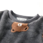 Little Bear Winter Warm 2-Piece Set – Long-Sleeve Top & Trousers for Kids    Mimou Babywear