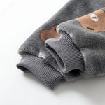 Little Bear Winter Warm 2-Piece Set – Long-Sleeve Top & Trousers for Kids    Mimou Babywear