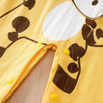 Long Sleeve Cotton Baby Cow Romper Outfit (0–18M)    Mimou Babywear
