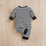 Long Sleeve Cotton Baby Panda Romper (0–18M)    Mimou Babywear