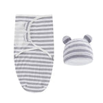 Newborn swaddling clothes scarves baby carriers babies wrapped in the delivery room baby kicks baby sleeping bags hats   stripe / 50*73cm Mimou Babywear