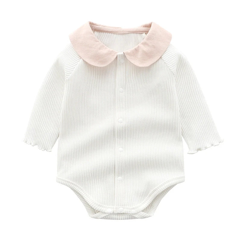 Peter Pan Collar Bodysuit (3-36M)   White / 2-3Y Mimou Babywear