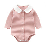 Peter Pan Collar Bodysuit (3-36M)   Pink / 2-3Y Mimou Babywear