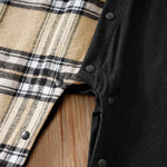 Plaid Collar Baby Boy Romper with British-Inspired Style (0–18M)    Mimou Babywear
